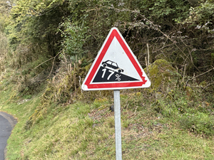 Abfahrt vom Col de Portet-d'Aspet