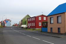 Die Hauptstrasse von Eyrarbakki