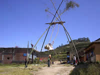 Schaukel auf der Strasse nach Nagarkot