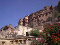 Das Mehrangarh-Fort in Jodhpur