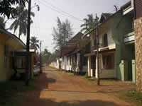 Eine Gasse in Fort Cochin