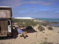 Beachcamp in der Lefroy Bay