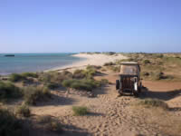 Unser Camp in der Kori Bay (Cape Range NP)