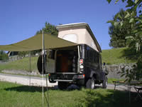 Unser Auto von hinten