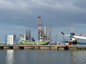 Im Hafen von Cherbourg