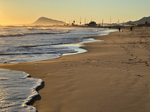 Abendstimmung am Strand von Oliva