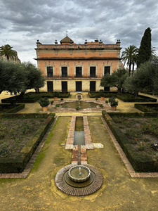 Palacio de Villavicencio in den G&auml;rten des Alc&aacute;zar von Jerez de la Frontera