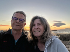 Auf dem Abendspaziergang