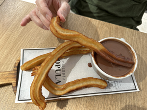 Zwischendurch ein  paar Churros zur St&auml;rkung